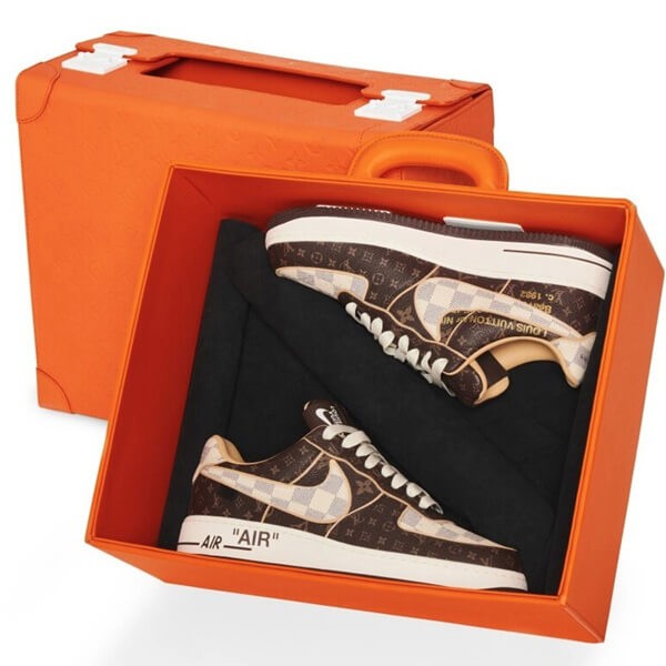 超入手困難★ルイヴィトンナイキ Air Force 1 Low コラボスニーカー 世界が欲しがる伝説の１足