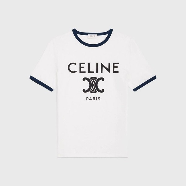 セリーヌ サルキープリント Tシャツ 偽物 コットンジャージー2X575501F07OW