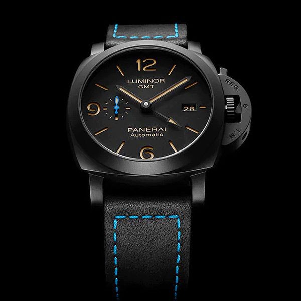パネライ コピー ルミノール1950 3デイズ GMT オートマチック チェラミカ PAM01441