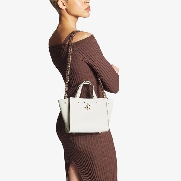 JIMMY CHOO シャイニーカーフレザー・トートバッグ 偽物 3色 VARENNETOTEBAGSDAW