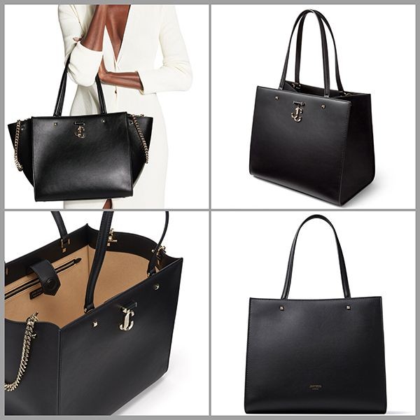 JIMMY CHOO★シャイニーカーフレザー トートバッグ コピー 4色 VARENNETOTEBAGDAW