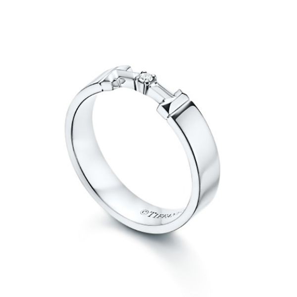 大人気★即完売必至ティファニー コピーTシリーズ トュルーダイヤモンドリング 18k 4mm