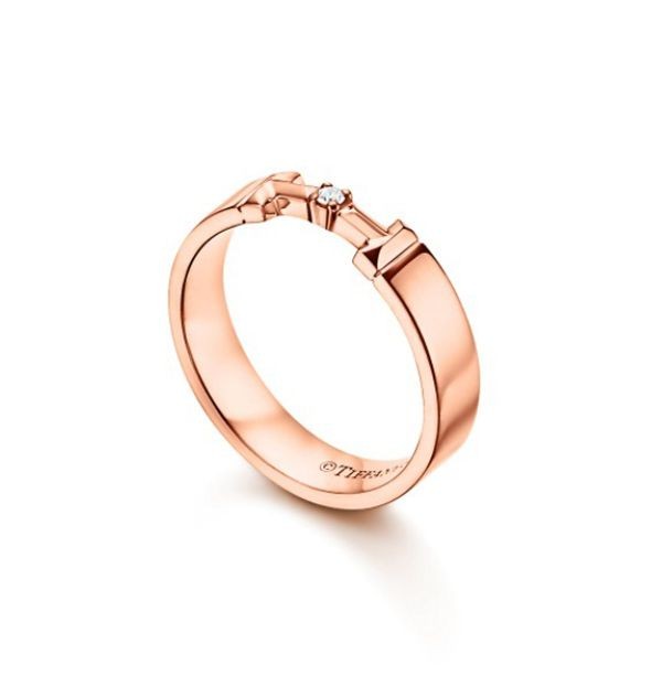 大人気★即完売必至ティファニー コピーTシリーズ トュルーダイヤモンドリング 18k 4mm