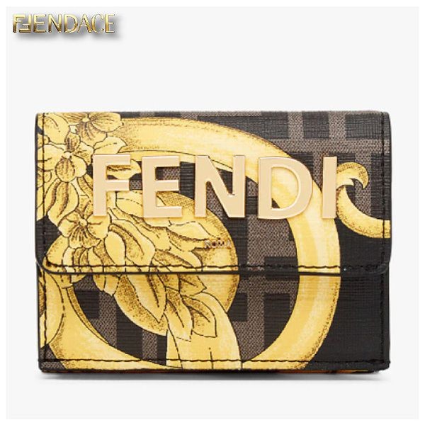 スーパーコピーN級品 フェンダーチェ フェンディ×ヴェルサーチェ 三つ折り財布 コピー8M0395AKN2F1HON