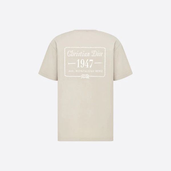 ディオール CD 1947 リラックス フィット コットン Tシャツ コピー 243J634A0677_C081