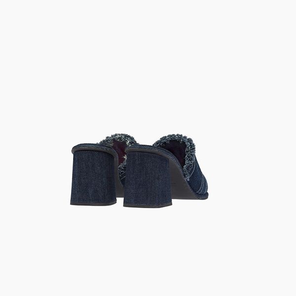 すぐ届☆ミュウミュウ デニム サンダル カットオフエッジ コピー 5XX553_3L6L_F0008