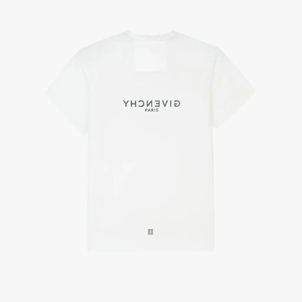 追跡付きで安心届け◆関税負担なし◆ジバンシィ スーパーコピー◆リバース スリム Tシャツ ホワイト BW707Y3Z6P100