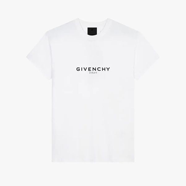 追跡付きで安心届け◆関税負担なし◆ジバンシィ スーパーコピー◆リバース スリム Tシャツ ホワイト BW707Y3Z6P100