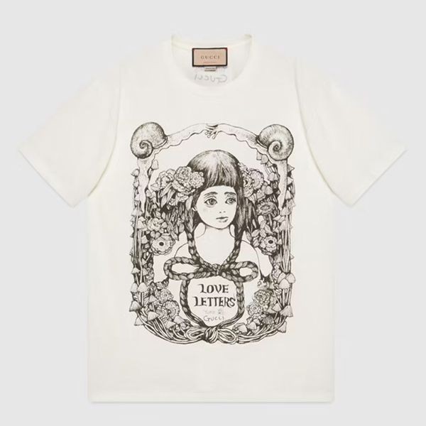 日本限定！グッチ×ヒグチユウコ 偽物コラボ★コットン Tシャツ★即納