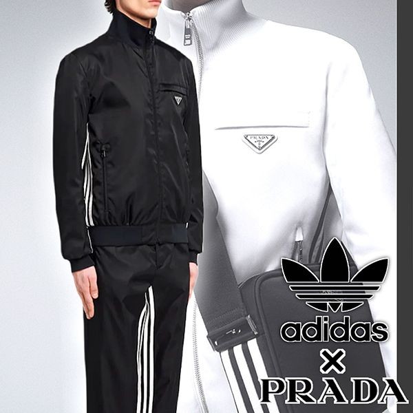 adidas×プラダコラボ★ユニセックスRe-Nylon トラックブルゾン SGB936