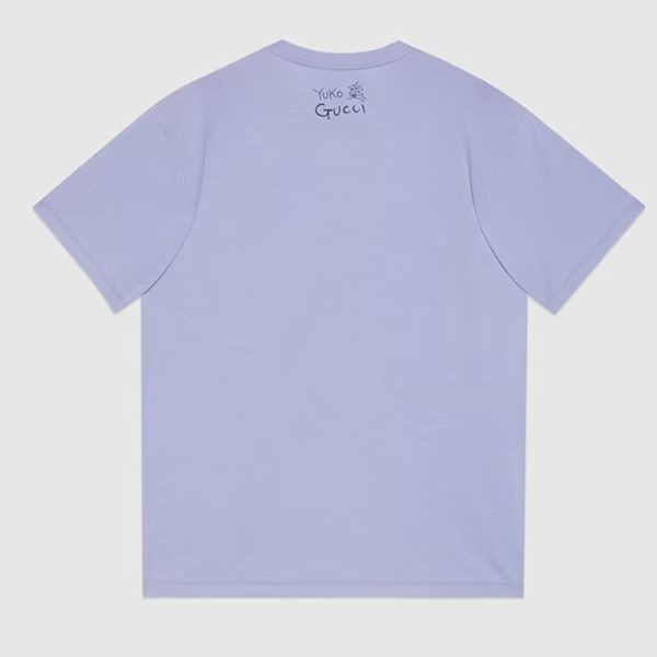 日本限定！グッチ×ヒグチユウコ 偽物コラボ★コットン Tシャツ★即納