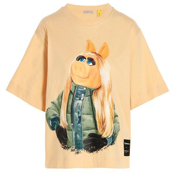 人気急上昇モンクレール 1952 ミスピギー コットンTシャツ クルーネック