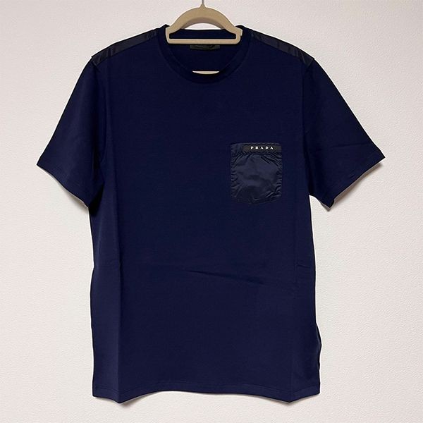 プラダ Uネック プラダロゴ Tシャツ 偽物 SJN250