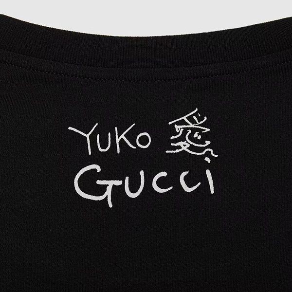 日本限定！グッチ×ヒグチユウコ 偽物コラボ★コットン Tシャツ★即納