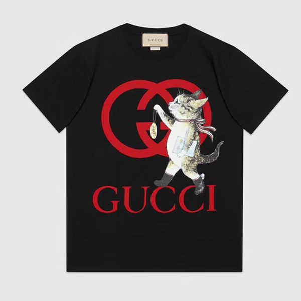 日本限定！グッチ×ヒグチユウコ 偽物コラボ★コットン Tシャツ★即納
