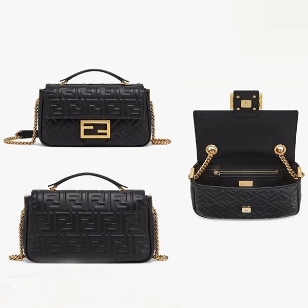 フェンディ レディース バゲット バッグ 偽物 ミディアム ロゴ 10色 8BR793AH9CF1F2H