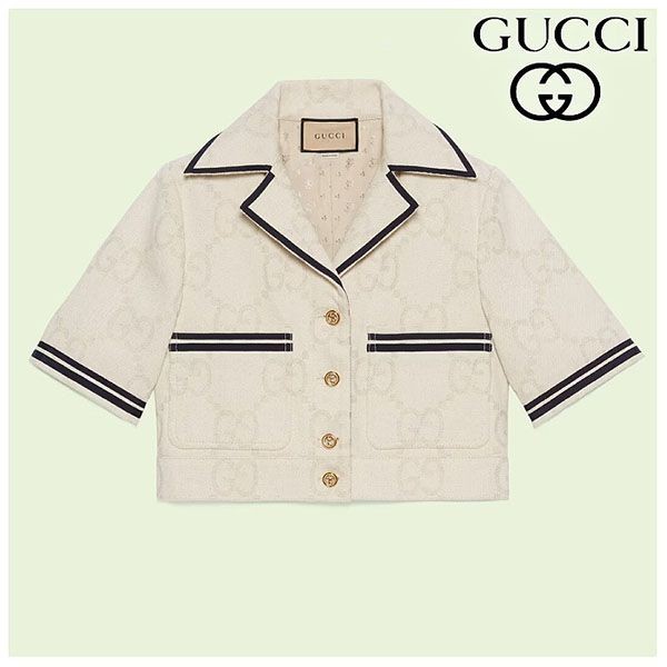 即日配送グッチ マキシGG コットン ジャケットコピー691840 XDBX2 9207