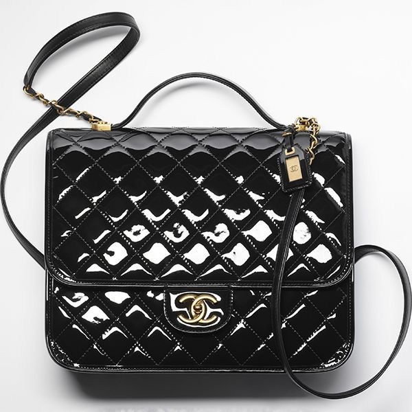 シャネル ラージ バックパック スーパーコピー パテント AS3662B0957694305