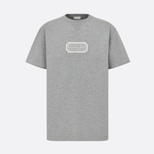 人気♪ディオール Tシャツ 偽物 リラックス フィット コットン ロゴ 2色 243J685B0554_C088