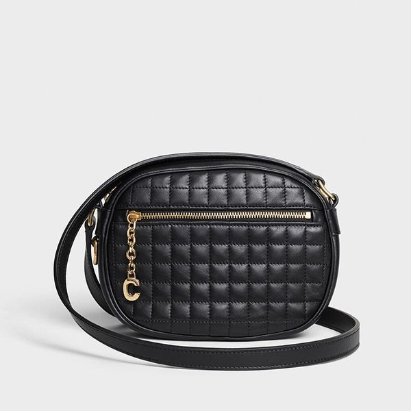 セリーヌ ショルダーバッグ 偽物 6色 SMALL C CHARM QUILTED CALFSKIN