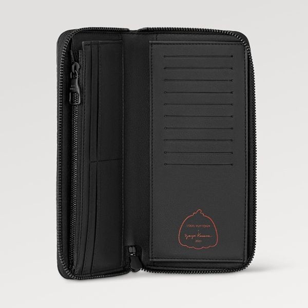 ルイヴィトン LV × YK ジッピーウォレット 偽物 長財布 水玉 M81904