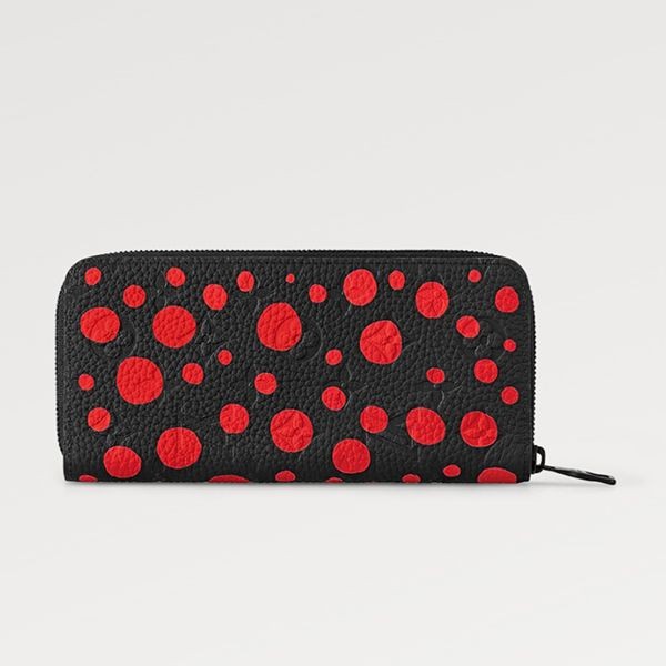 ルイヴィトン LV × YK ジッピーウォレット 偽物 長財布 水玉 M81904