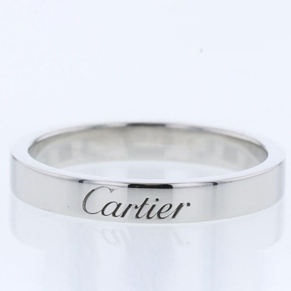 大人気★カルティエ ロゴデザイン プラチナリング コピー 即完売必至！Cartier021