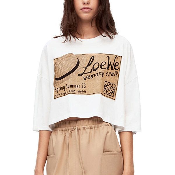 ロエベ ハット Tシャツ スーパーコピー コットン S616Y22X51