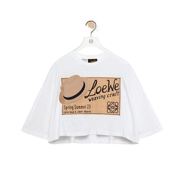 ロエベ ハット Tシャツ スーパーコピー コットン S616Y22X51