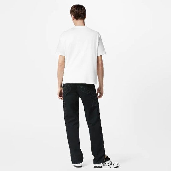 ルイヴィトン LV × YK 草間彌生 美しいフラワー Tシャツ 1AB6IJ