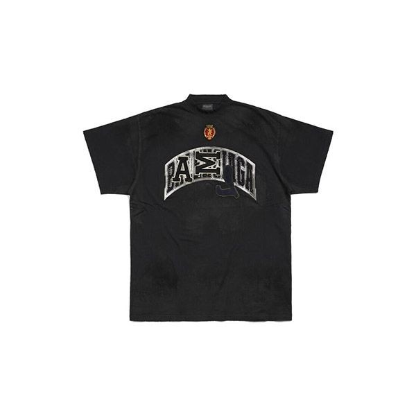 バレンシアガ コピー オーバーサイズ スケーター Tシャツ 2色 739028TOVN29012