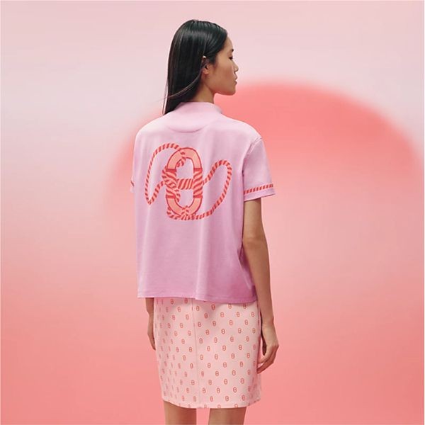 エルメス コピー グラフィックプリント ボクシー Tシャツ 3色 H3E4621DL9034