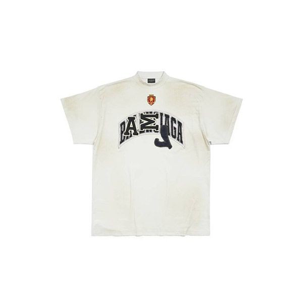 バレンシアガ コピー オーバーサイズ スケーター Tシャツ 2色 739028TOVN29012