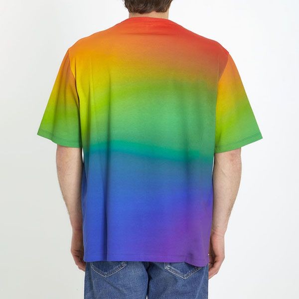 ロエベ レインボー アナグラム オーバーサイズ Tシャツ コピー H526Y22X67