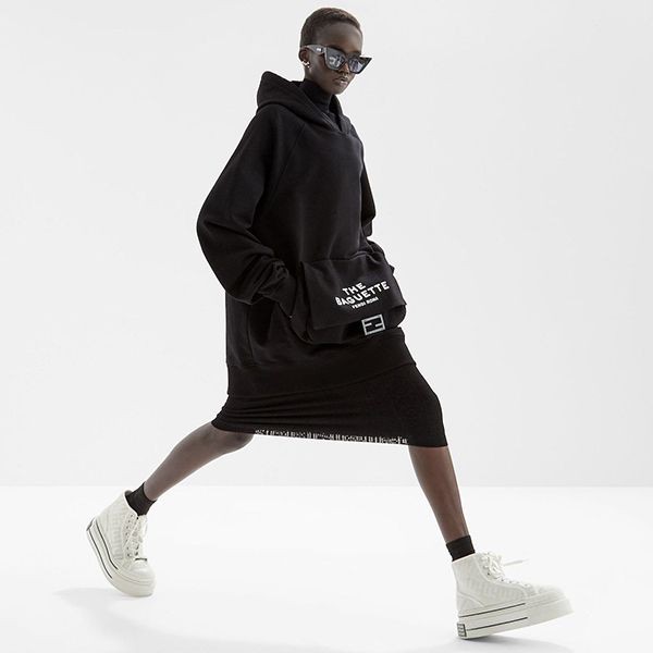 フェンディ×Marc Jacobs ジャージースウェットシャツ パーカー 偽物 2色 FS7937AXBMF0GME