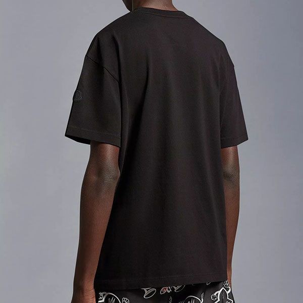モンクレール 偽物 ロゴプリント 半袖Tシャツ I10918C00019M2326038