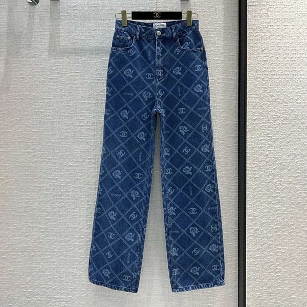 人気急上昇シャネル スーパーコピー デニムパンツ ブルー