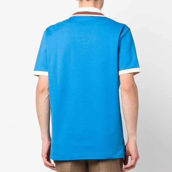 グッチ コットンピケ ポロシャツ コピー 全3色 737667XJFGK6429