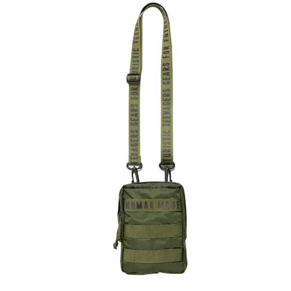 ヒューマンメイド バッグ スーパーコピー VERTICAL MILITARY ポーチ ショルダーバッグ 4色 HM24GD037