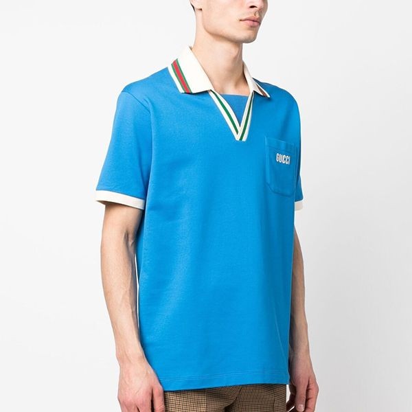 グッチ コットンピケ ポロシャツ コピー 全3色 737667XJFGK6429