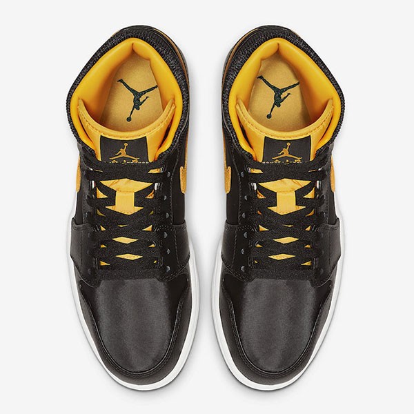 ナイキ Jordan 1 Mid Black University Gold w23061201