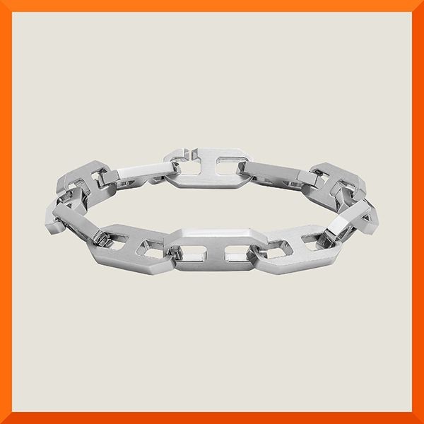 使い勝手良し☆エルメス Maillon Hモチーフ ブレスレット 偽物 H077297FJ00T5