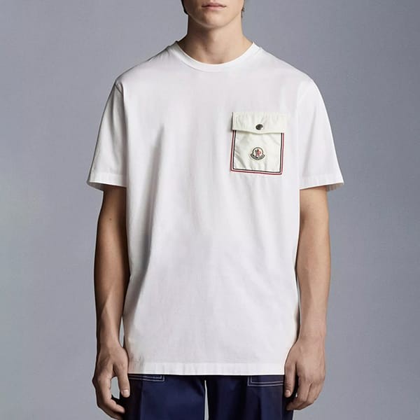 モンクレール ロゴ ポケット付きTシャツ 偽物 3色 568390Y999