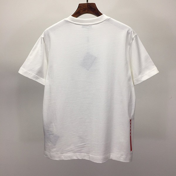プラダ クルーネック半袖Tシャツ 偽物 2色