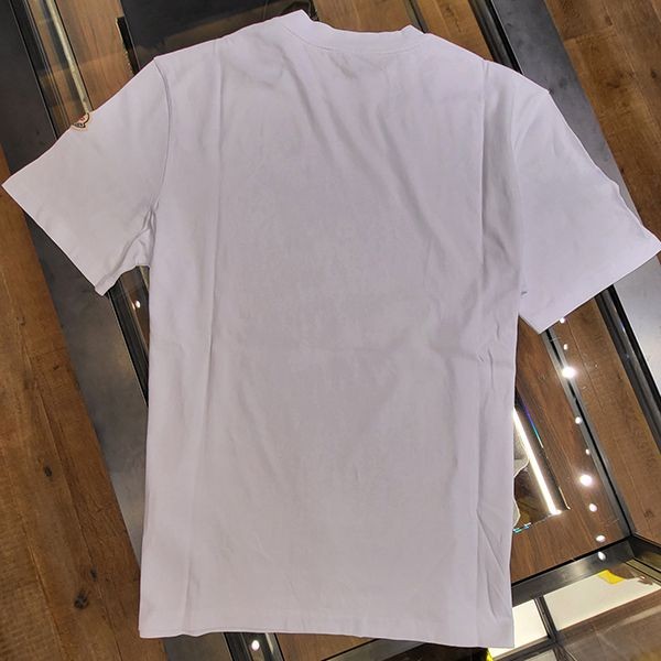 大人気 モンクレール コピー衿にレタリング付きTシャツ【各色】H20918C000