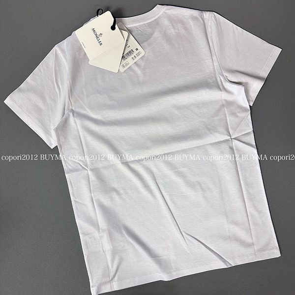 モンクレール☆ダブルパッチ ロゴ Tシャツ 偽物I20918C000488390Y