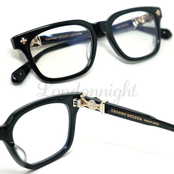 すぐ届☆クロムハーツ COX UCKER BK メガネ スーパーコピー