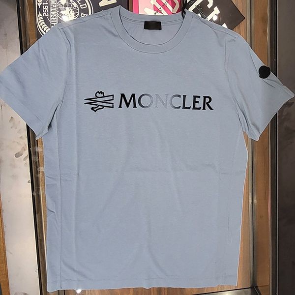 新デザインモンクレールグラデーション 加工レタリングTシャツ 偽物【各色】
