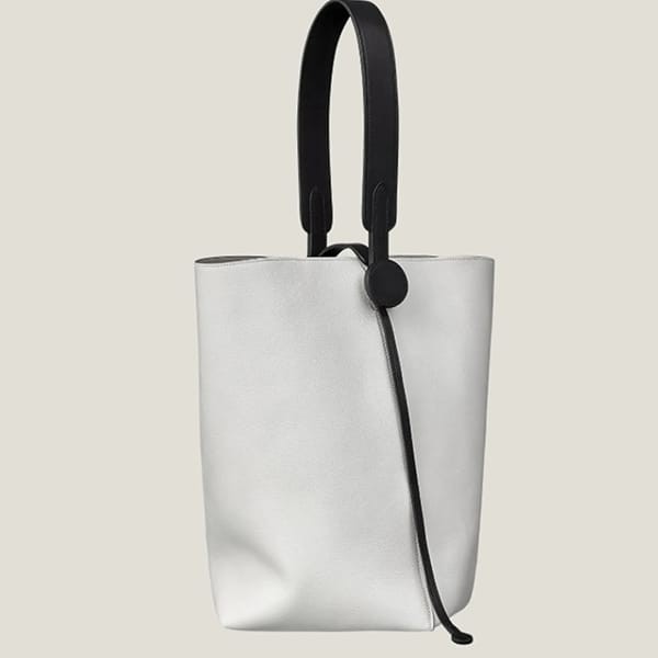エルメス ホルターバッグ 19 BlancNoir コピー H077835CKAA