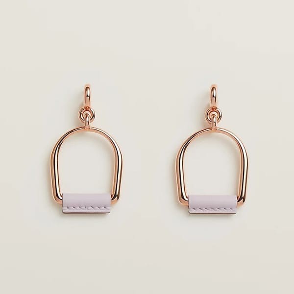 最新で絶対欲しい！エルメス コピー Equestre ピアス ラージモデル 4色 H081152CC0D